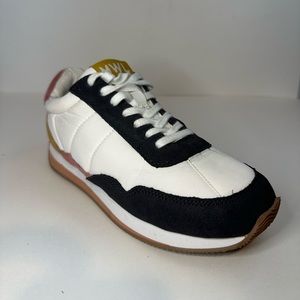 Madewell MWL League Sneakers in Washed Nubuck & and Suede Women’s Size 5 Pink